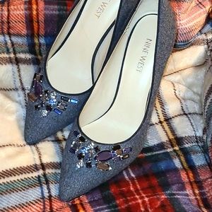 Nine West Embellished High Heels